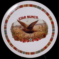Pottery Barn Fireside Club Star Bunch Cigar Label Collectors Plate